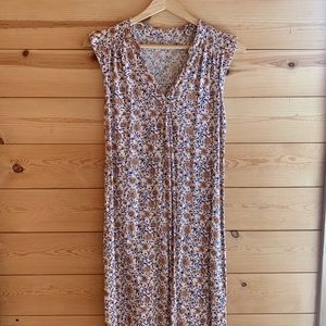 floral light pink summer dress